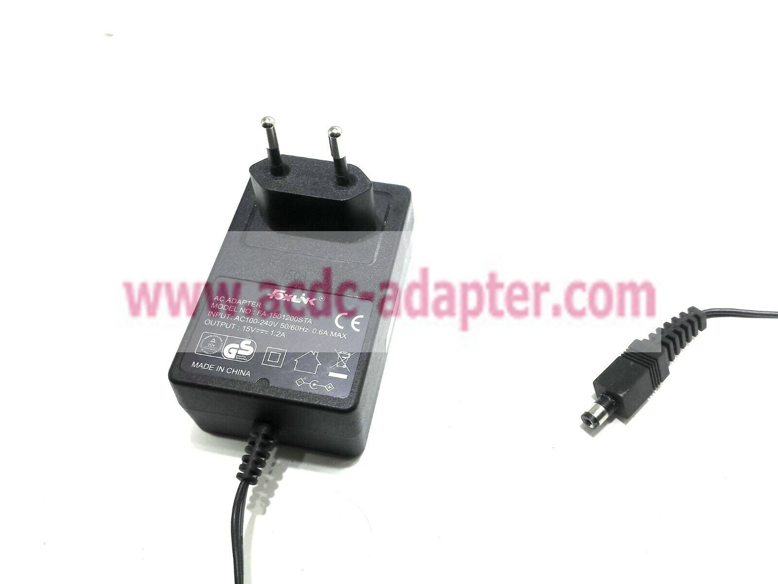 New FOXLINK FA-1501200STA power supply AC Adapter 15V 1.2A